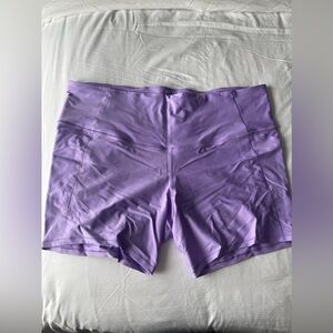 High rise shorts with pockets